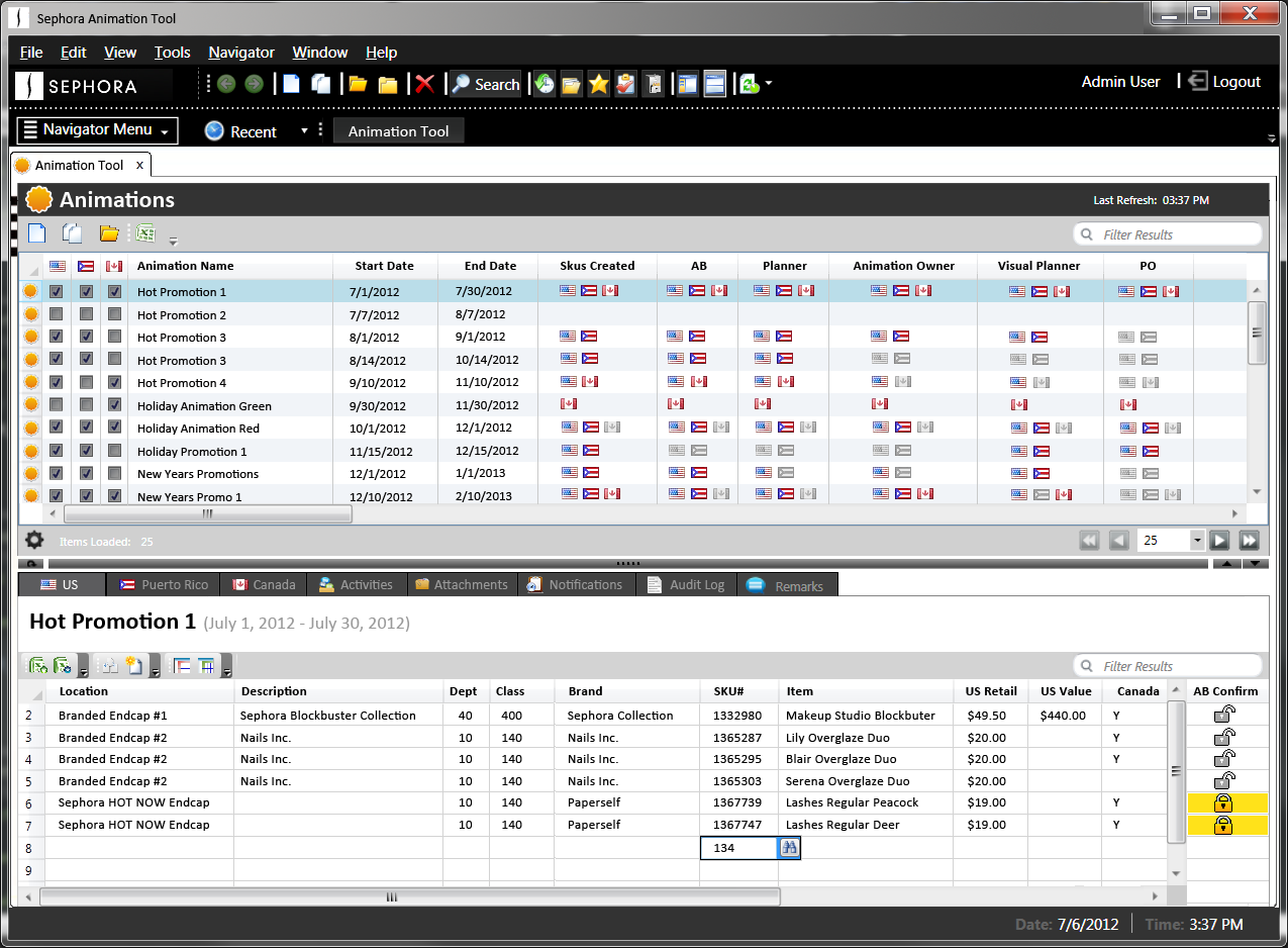 Animation Tool AB View